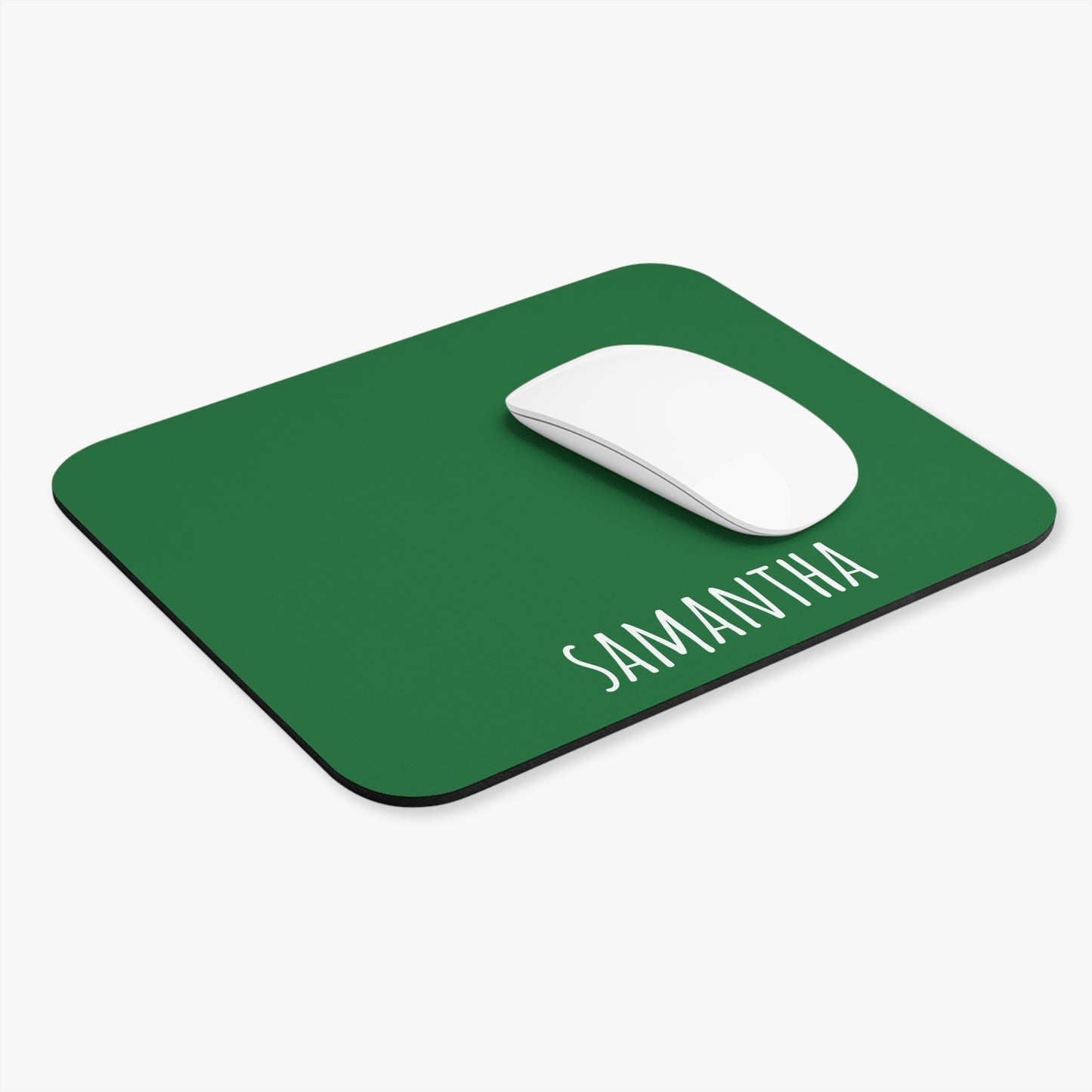 Green Mouse Pad Personalized with Name