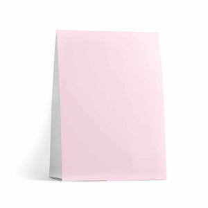 Baby Pink Table Tent Cards