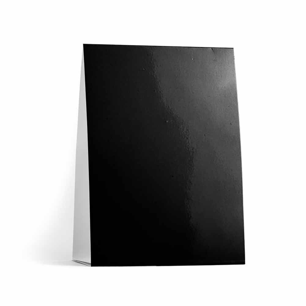 tent card table Black Table Tent Cards – Stationery Creations ®