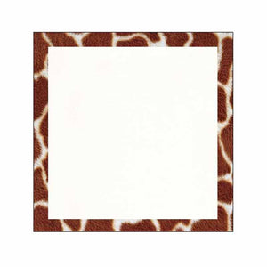 Giraffe Print Border Sticky Notes