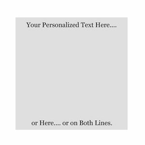 Gray Post-It® Sticky Notes - Set of 3 - Blank or Personalized