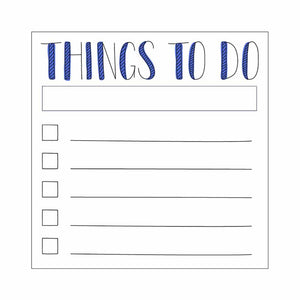 Things to Do Post-It® Sticky Notes