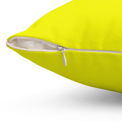 Yellow Square Pillow