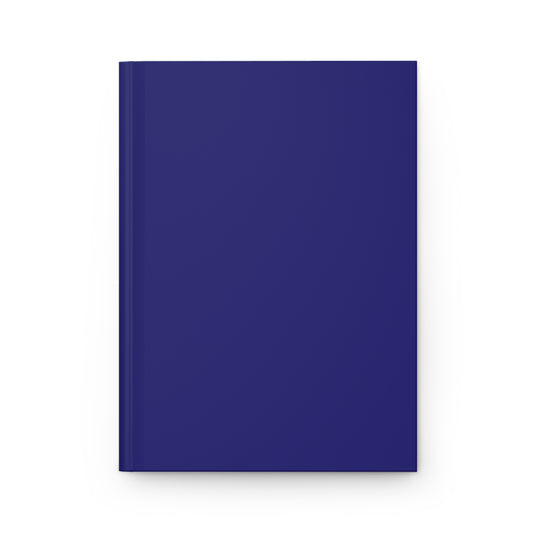 Navy Blue Hardcover Journal Lined Matte Notebook