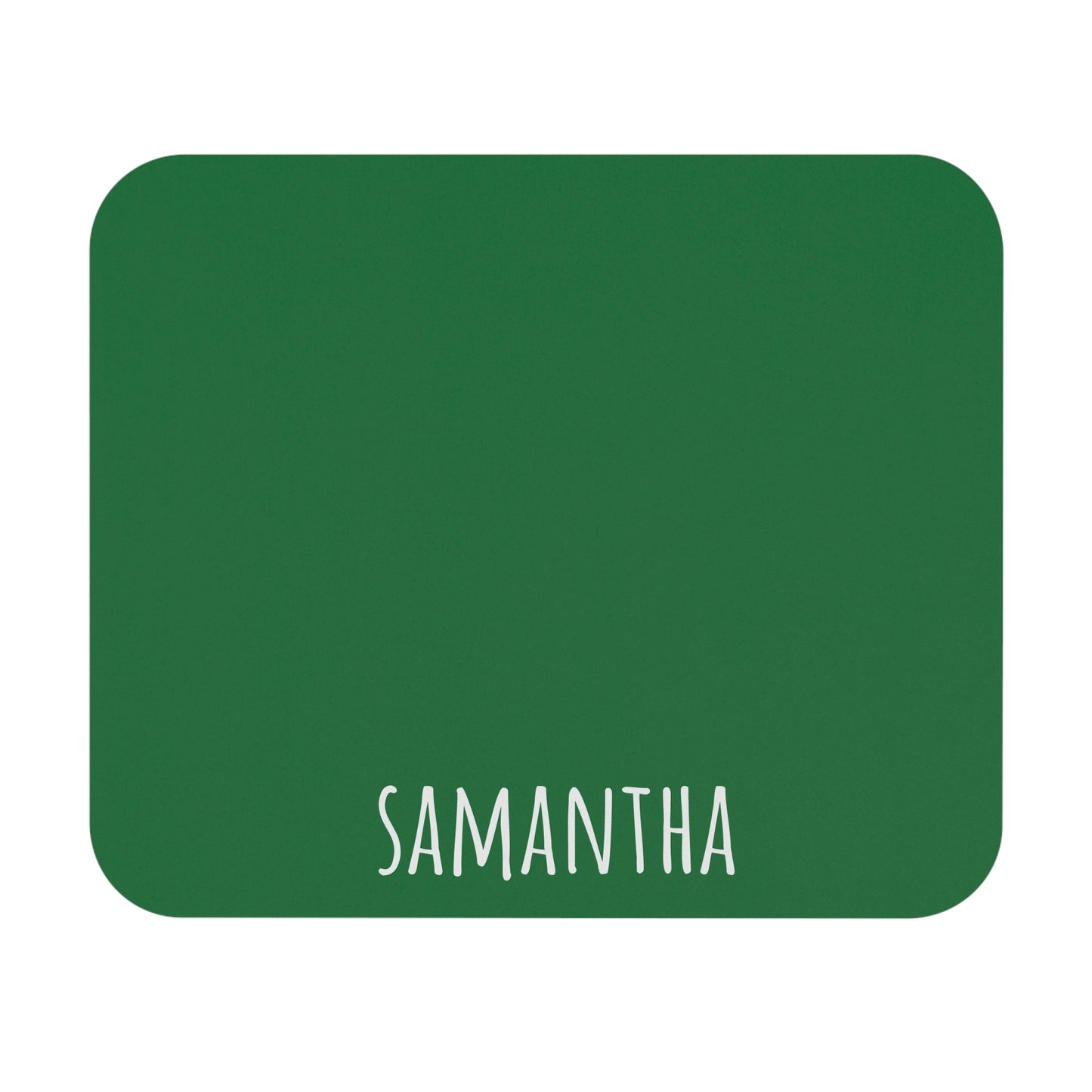 Green Mouse Pad Personalized with Name