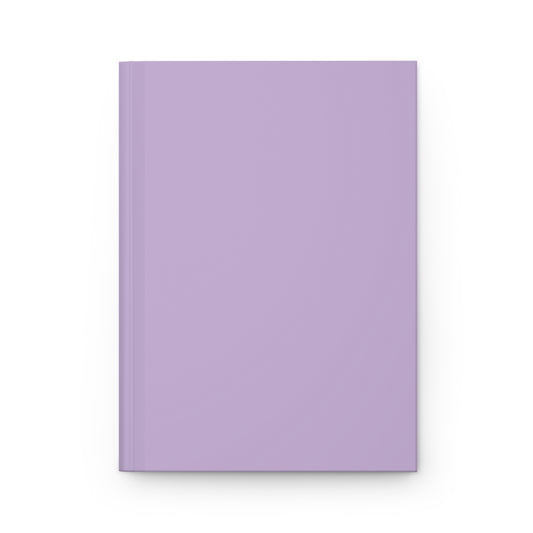 Lavender Hardcover Journal Lined Matte Notebook