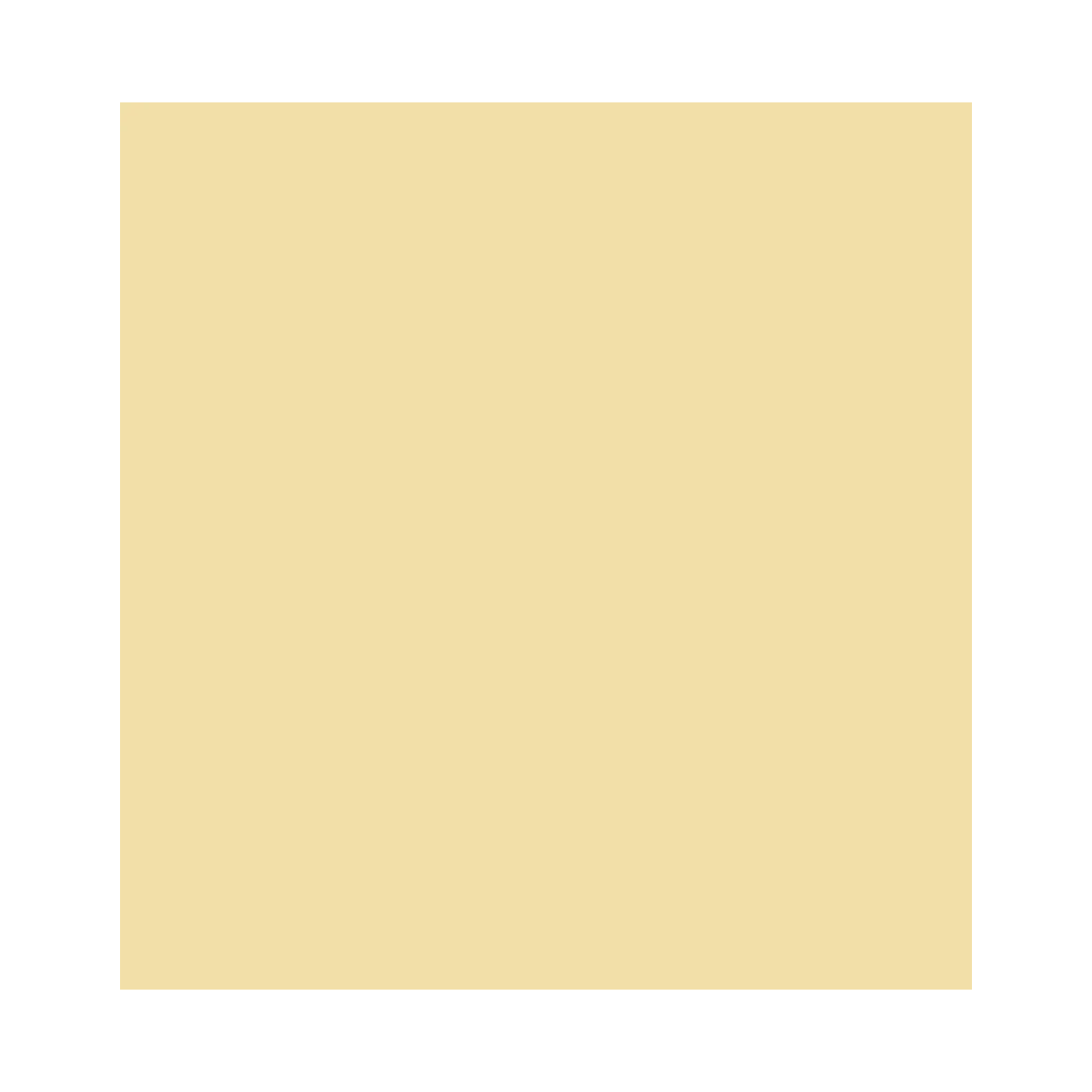 A solid beige 3 x 3 square sticky note pad.