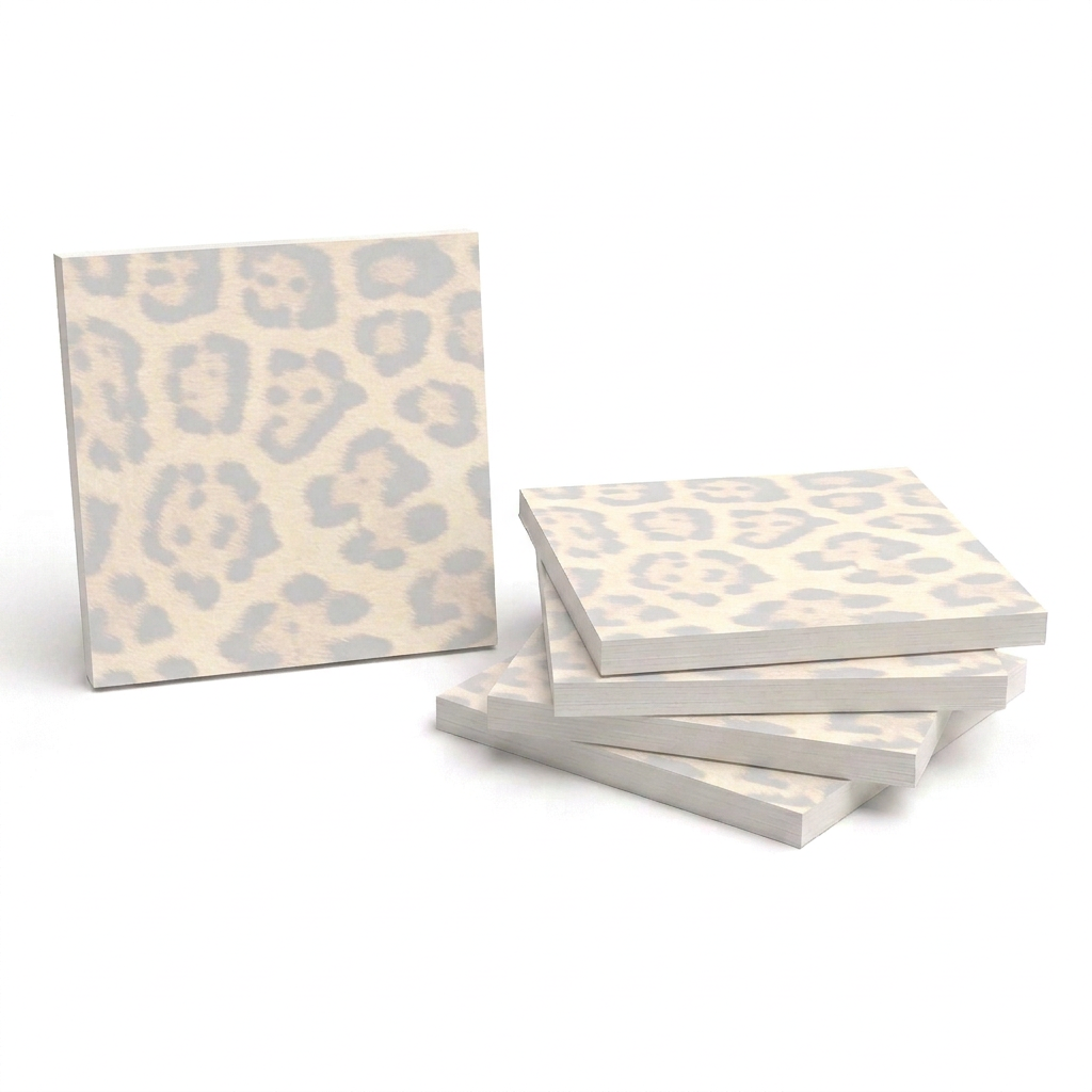 Leopard print sticky note pads