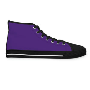 Women's Purple High Top Sneakers
