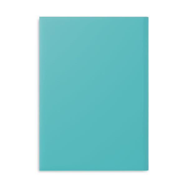 Misty Blue Hardcover Notebook with Puffy Cover
