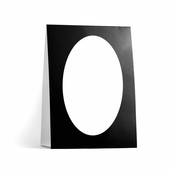 Black Table Tent Cards
