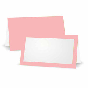 Blush Pink Place Cards - Tent Style