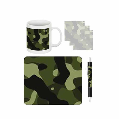 Camouflage Desk Gift Set