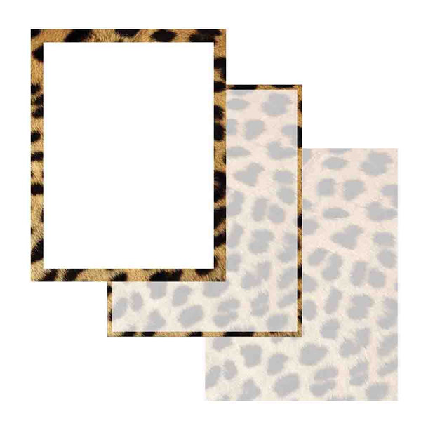 Cheetah Print Letter Paper - Select Design