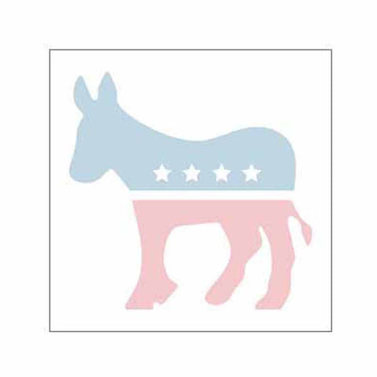 Democratic Donkey Post-It® Sticky Notes - Set of 3 - Blank or Personalized