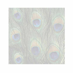 Peacock Print Sticky Notes -  Blank or Personalized