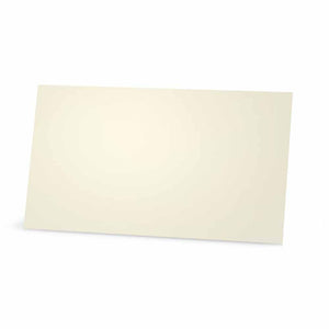 Solid Ivory Place Cards - Flat Style