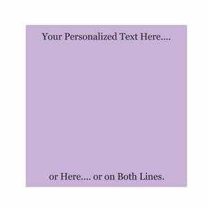 Lavender Sticky Notes - Set of 3 - Blank or Personalized