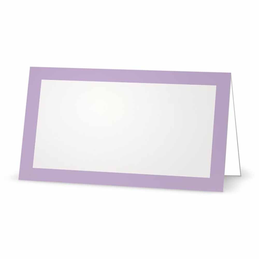 Lavender Place Cards - Tent Style
