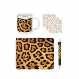 Leopard Print Desk Gift Set
