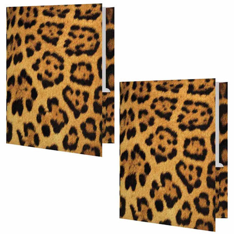 Leopard Print Folder - Set of 2