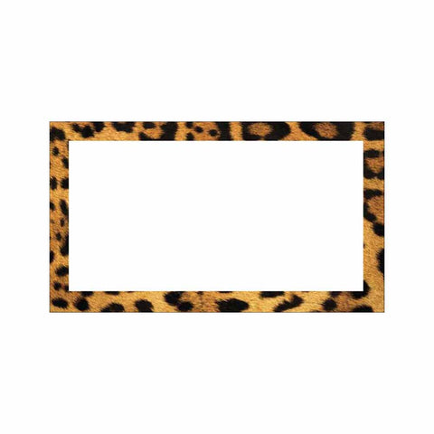 Leopard Print Place Cards - Flat Style