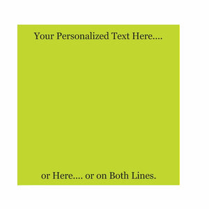 Lime Post-It® Sticky Notes - Blank or Personalized