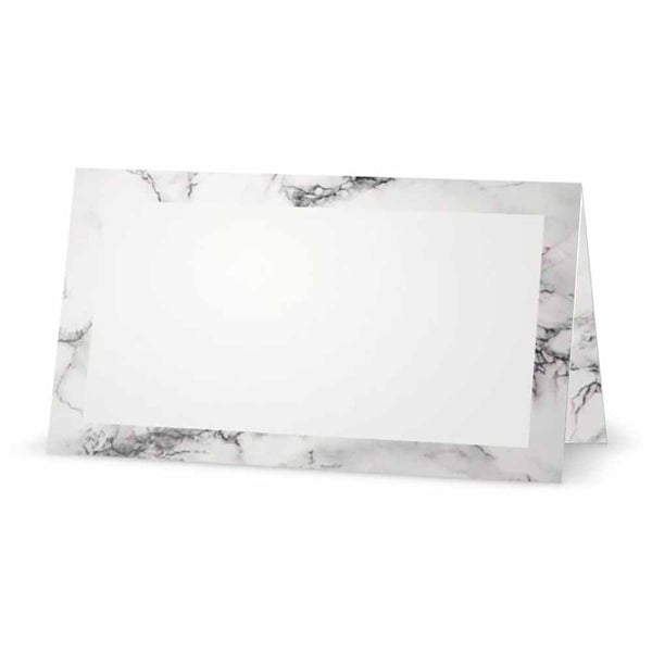 Marble Place Cards - Tent Style