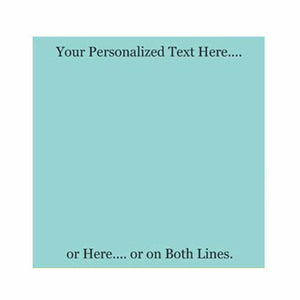 Misty Blue Post-It® Sticky Notes - Blank or Personalized