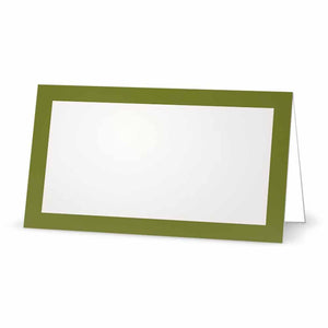 Olive Place Cards - Tent Style