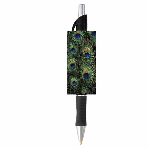 Peacock Print Ballpoint Pen - SELECT INK COLOR