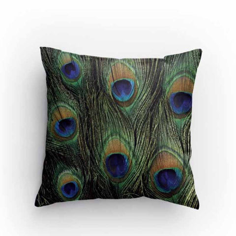 Peacock Print Pillow