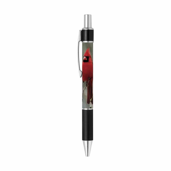 Red Cardinal Bird Writing Ink Pen