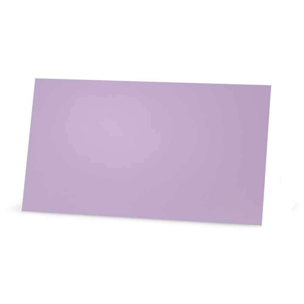 Solid Lavender Place Cards - Flat Style