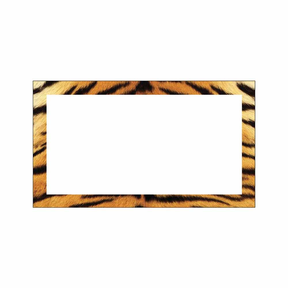 Tiger Print Place Cards - Flat Style