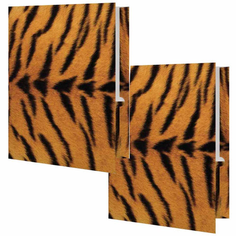 Tiger Print Folder - Set of 2