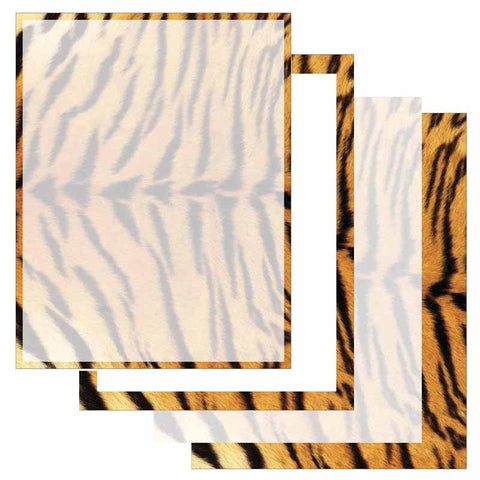 Tiger Print Letter Paper - Select Design