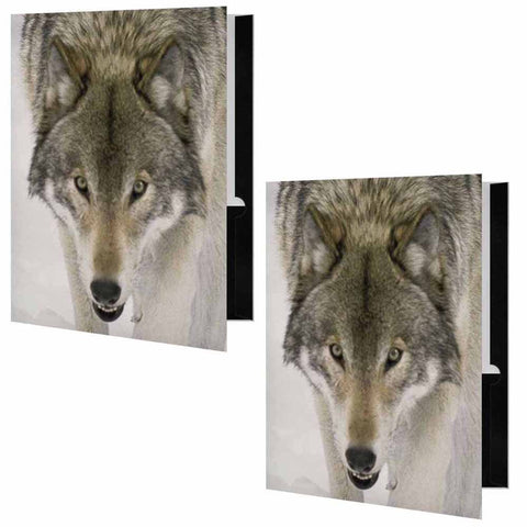 Wolf Face Folder - Set of 2