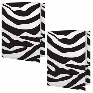 Zebra Print Folder - Set of 2